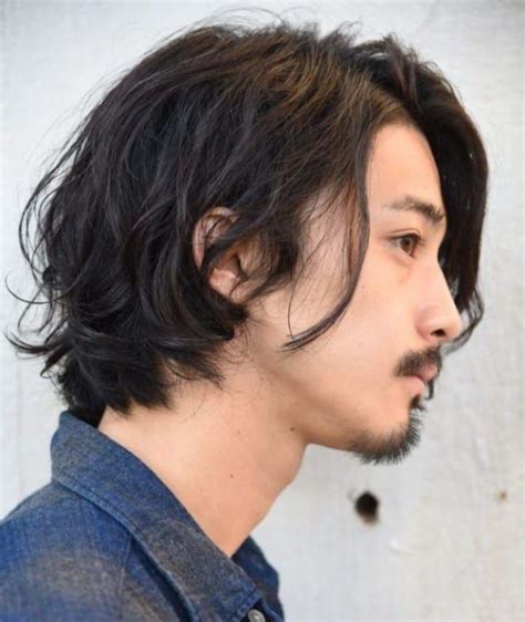 male asian long hairstyles|japanese male models long hair.